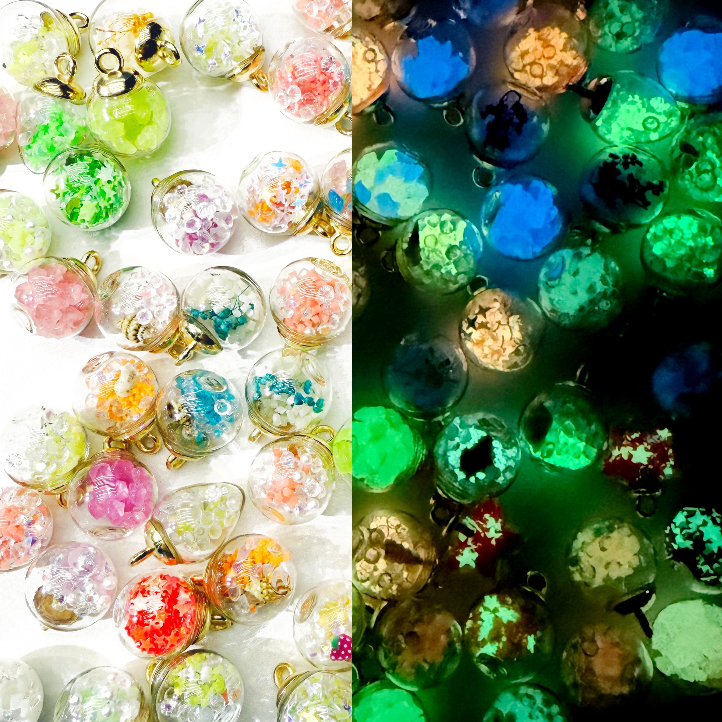 L386]Bubble Pendants Glow